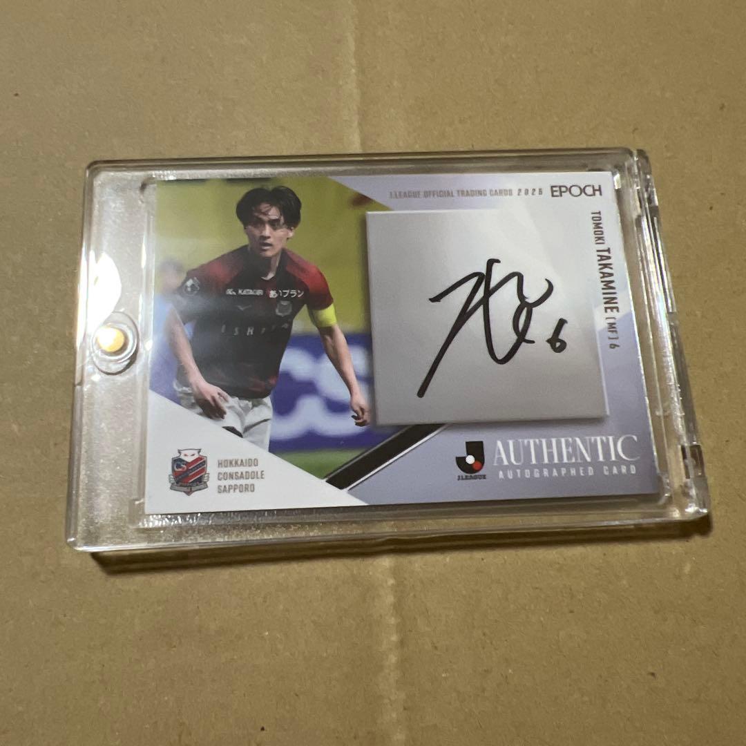 ゆ*う様 EPOCH Jリーグ 直筆サインカード 高嶺朋樹選手 コンサドーレ