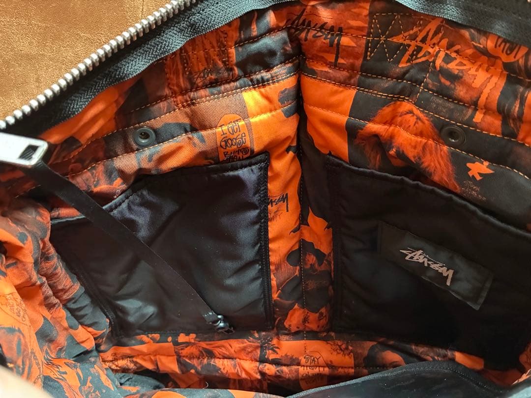 PORTER×Stussy コラボ ブラックトートバッグ