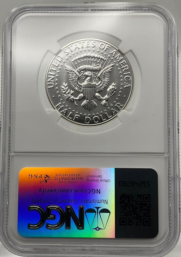 準最高鑑定】1964 アメリカハーフダラー銀貨ケネディNGC PF69