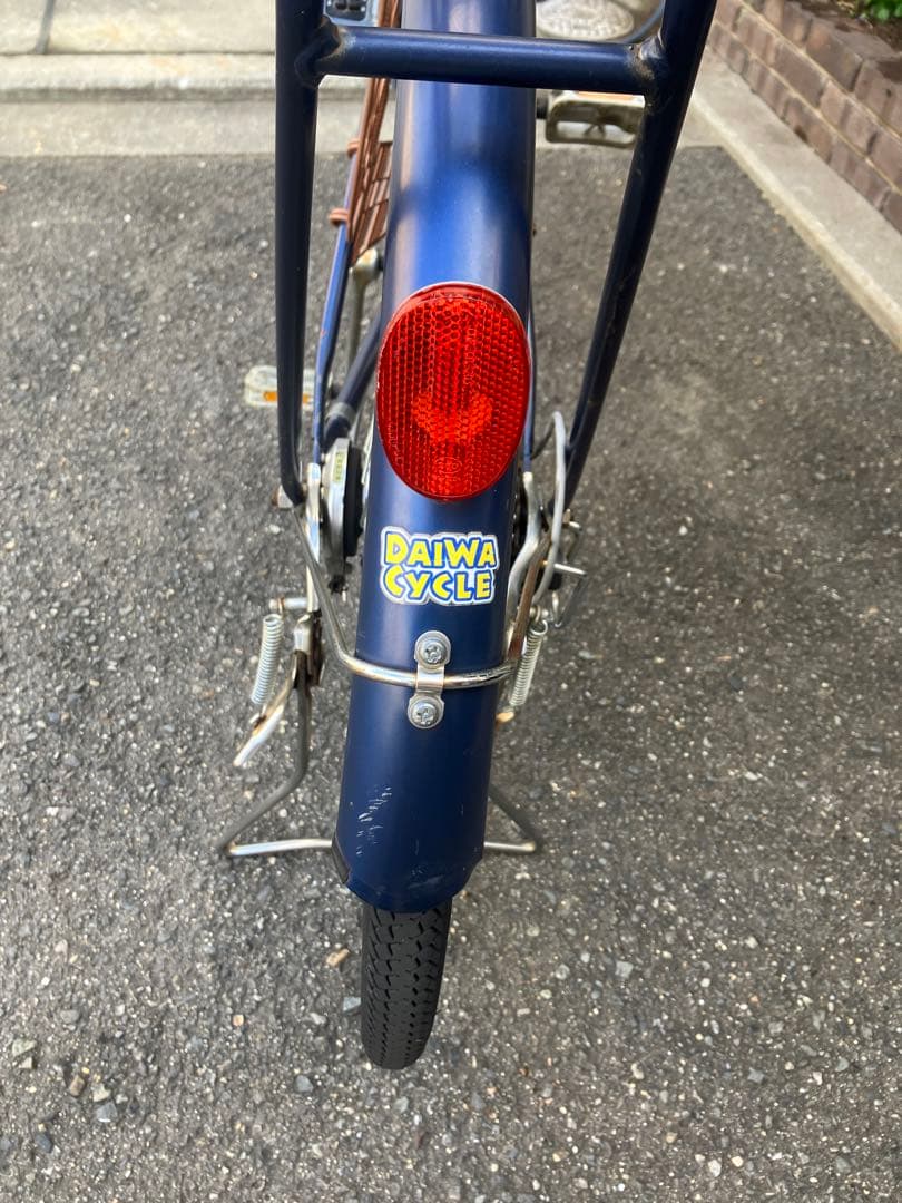 取りにこられる方限定❗️26インチネイビーシティサイクル 前面