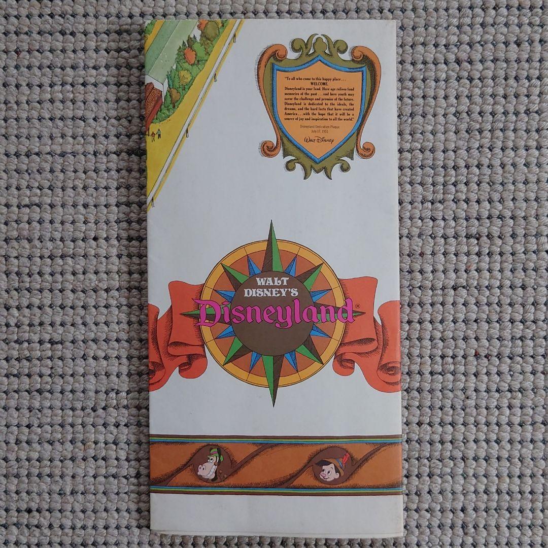 アメリカ・ディズニーランド・1979年版・巨大マップポスター・USA・アナハイム