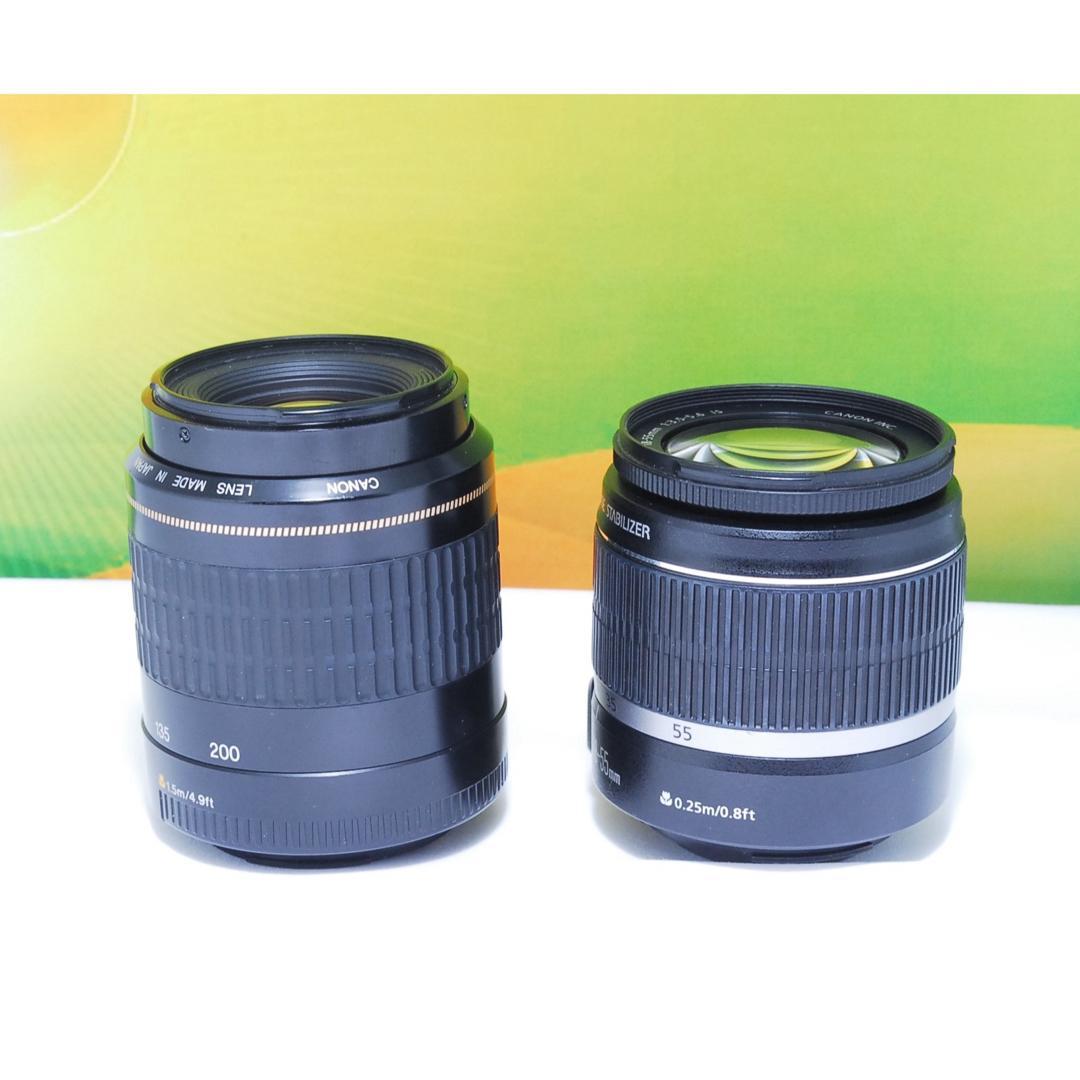 スマホ転送可✨Canon kiss X4 ダブルレンズ 初心者おすすめ 一眼レフ