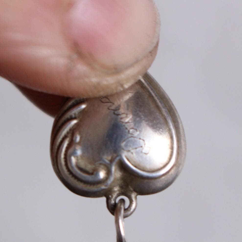 30s スウィートハートジュエリー 波 スクロール アールデコ ピュア