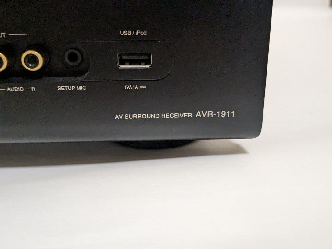 【稼働ジャンク】DENON AVR-1911 7.1ch　脚のプラスチックが割れ