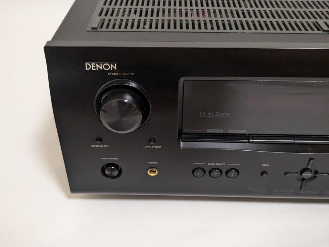 【稼働ジャンク】DENON AVR-1911 7.1ch　脚のプラスチックが割れ