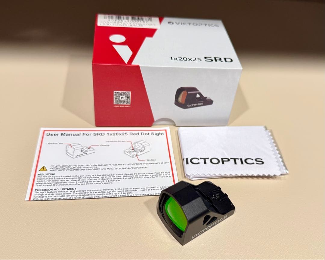 VictOptics 1x20x25 SRD ドットサイト VictOptics SRD ドットサイト