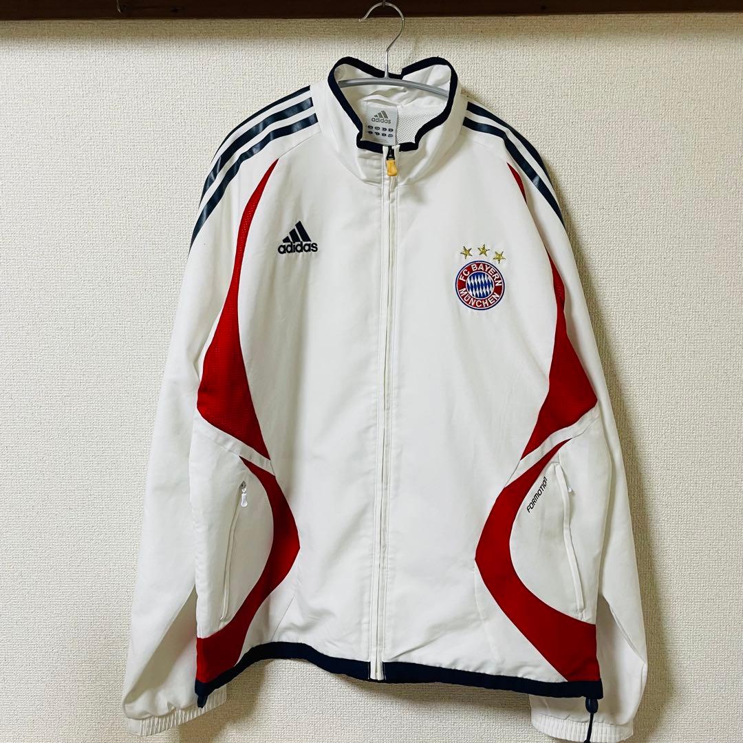 アディダス バイエルン・ミュンヘン トラックジャケット ジャージ 白