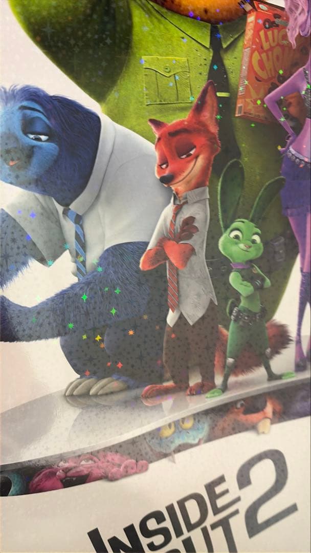 ディズニー ズートピア2 インサイドヘッドコラボ 台湾映画館限定特典