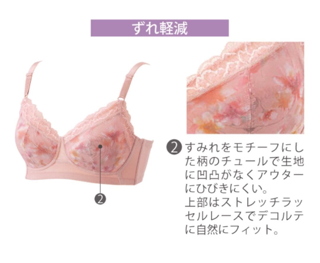 【未来の自分をもっと好きになる為に】MIRAIブラジャー＊C80＊お好きなカラー