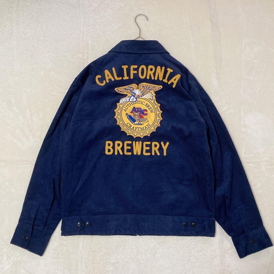 【美品】ALCARZA アルカルザ FFAジャケット コーデュロイ 刺繍 紺色L ALCARZA / FARMER'S JACKET』ファーマーズ ジャケット | RUBBER DUCK