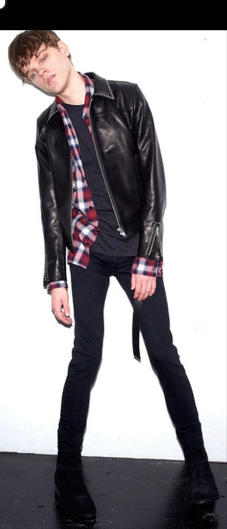 Y*I様 定価20万円ラグスマックレガー　スタッズシングルライダースminede Rags McGREGOR,ラグスマックレガー,DOUBLE RIDERS STUDS LEATHER