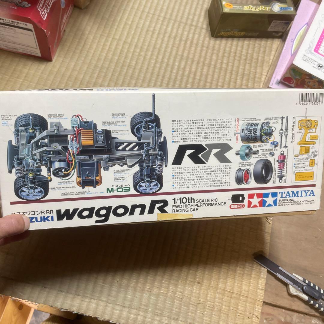 タミヤ 1/10 電動RC F.F.レーシングカー スズキワゴンR RR - メルカリ