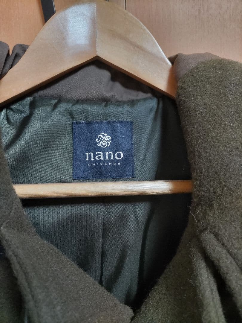 ナノユニバース 尾州ウールダッフルコート - メルカリ