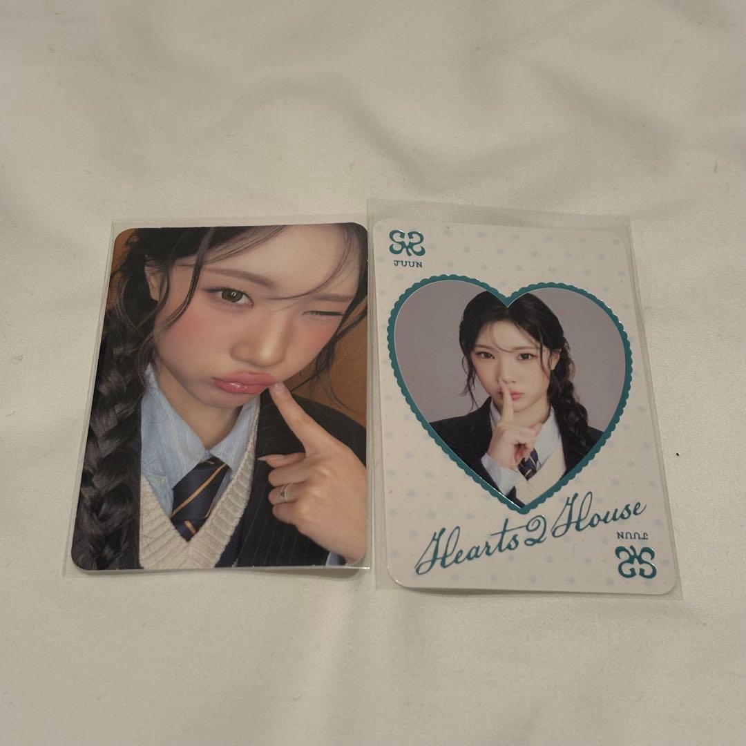 Hearts2Hearts ハトゥハ ジュウン トレカ ペンミ ラントレ MD - メルカリ