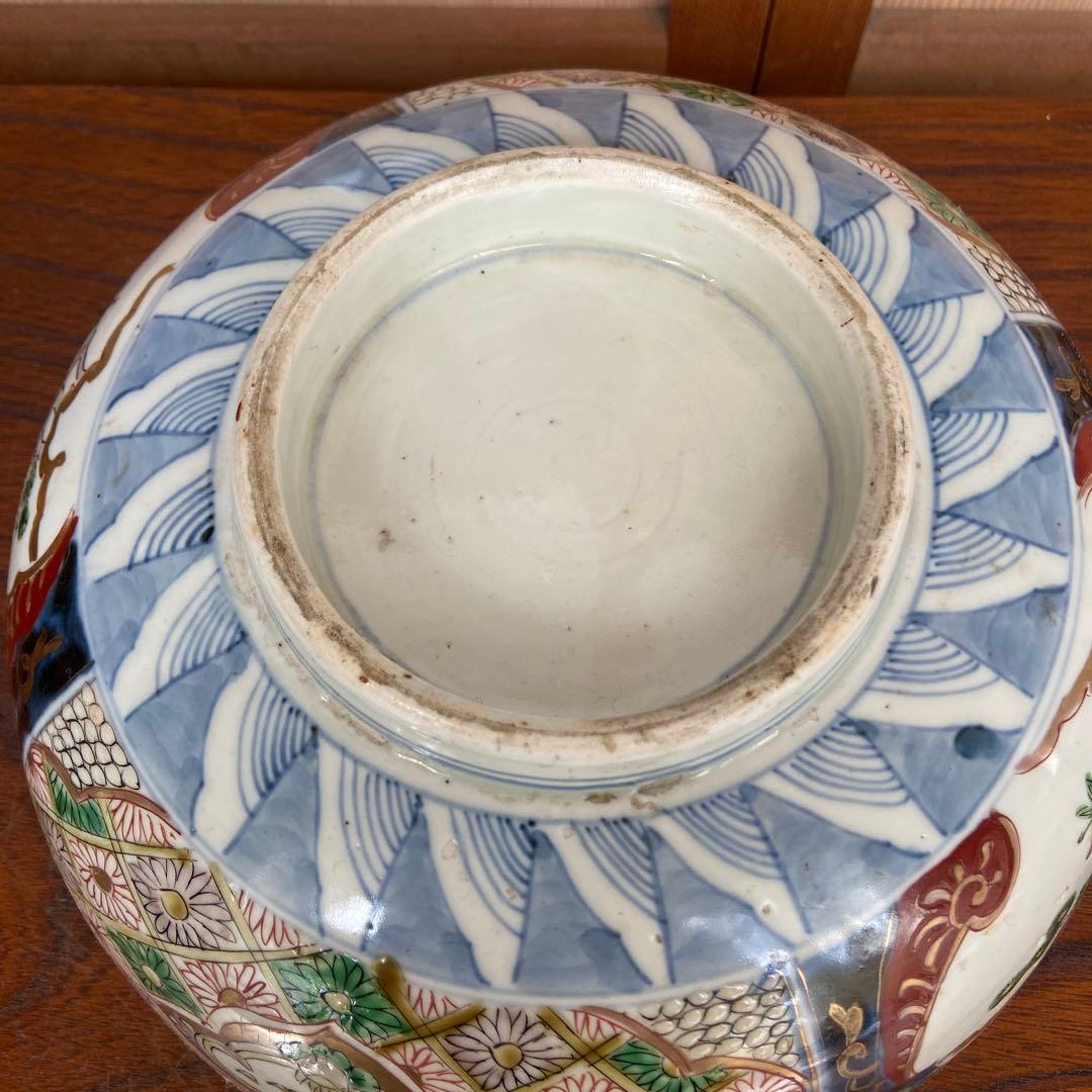 色絵古伊万里金彩牡丹瑞雲四方割文鉢 - メルカリ