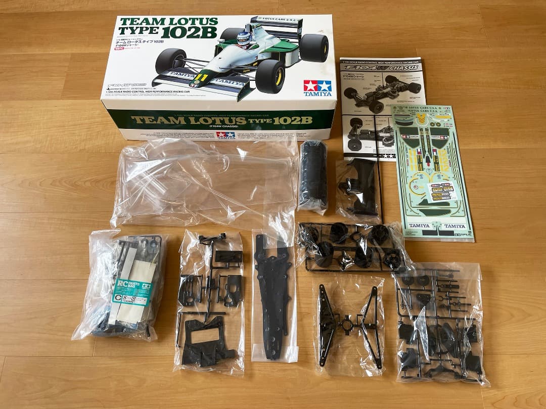 タミヤ RC チームロータス102B F104WとMP4/6 スペアボディなど