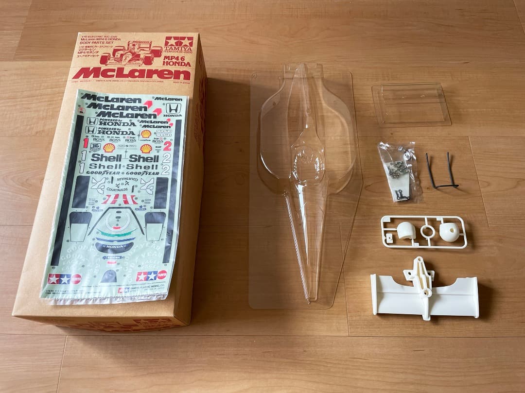 タミヤ RC チームロータス102B F104WとMP4/6 スペアボディなど