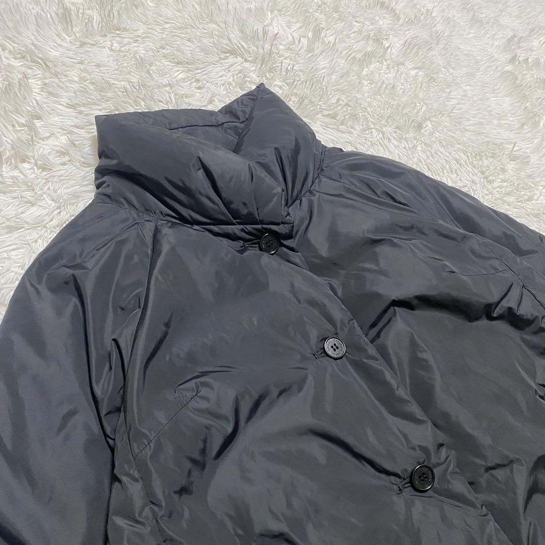 美品 極大サイズ 17 イナバヨシエ ダウンコート ブラック - メルカリ