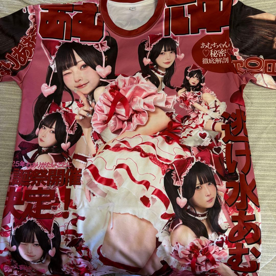 逃げ水あむ フルグラフィックTシャツ L - メルカリ