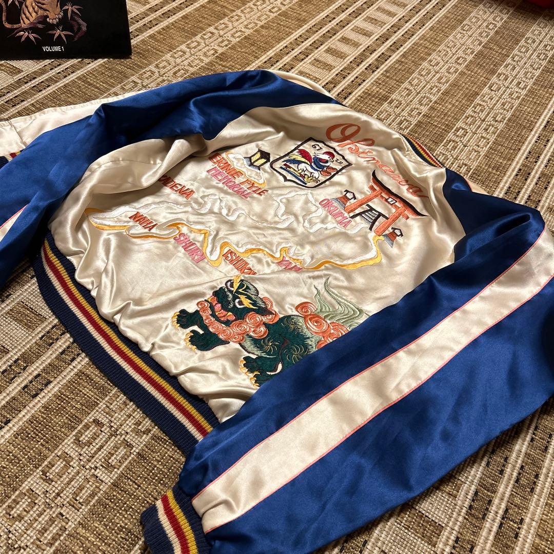 専用☆激レア☆東洋エンタープライズ スカジャン 鷹&沖縄MAP柄