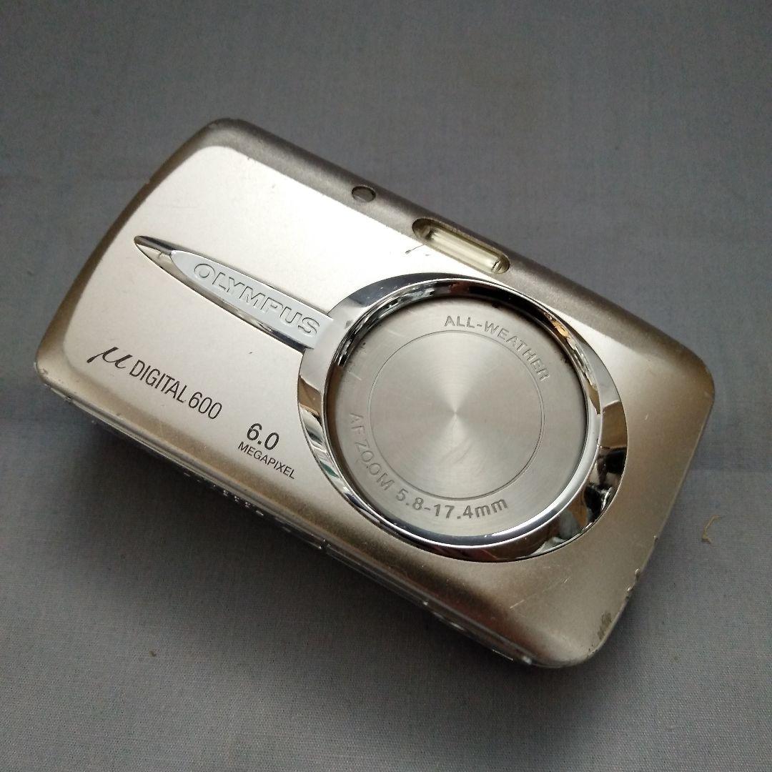 OLYMPUS μ DIGITAL 600 シルバー - メルカリ
