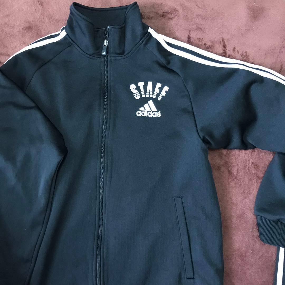 限定レア！非売品アディダススタッフジャージ上下セットアップS/adidas