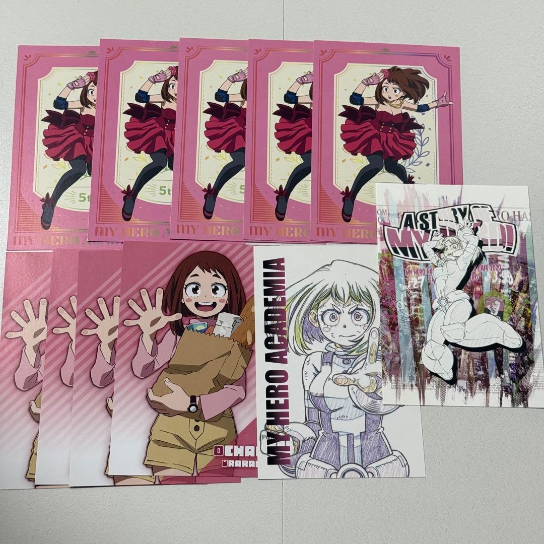 ヒロアカ麗日お茶子 ポストカード 紙類 11枚まとめ売り - メルカリ