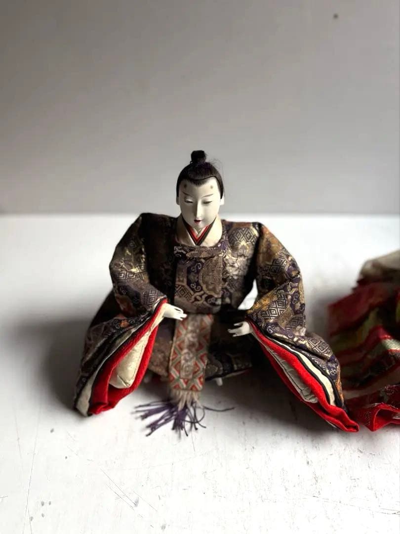 898 骨董 アンティーク 古い雛人形 大振り 雛祭り お雛様 桃の節句