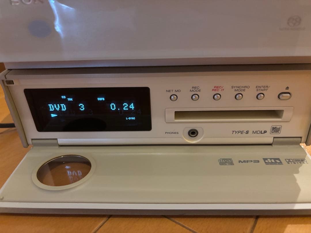 SONY/ソニー】 DVD CD MD コンポ CMT-SE7 2003年製