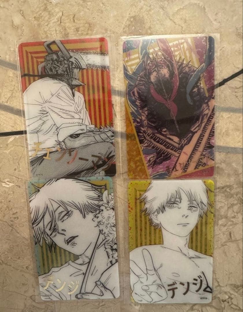 チェンソーマン 箔押しクリアカード デンジ ジャンプショップ - メルカリ