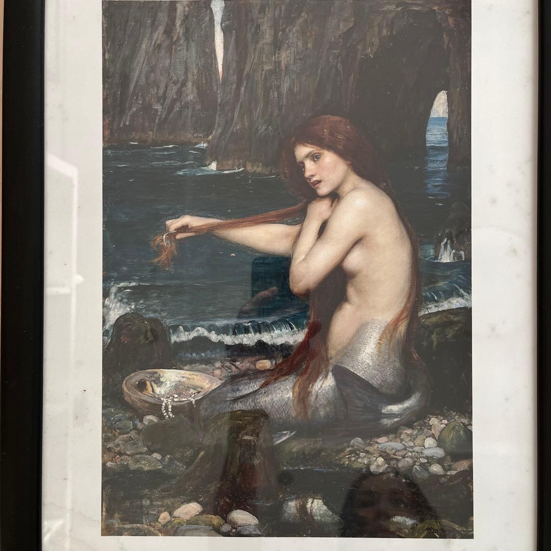 ジョン・ウィリアム・ウォーターハウスの人魚プリント