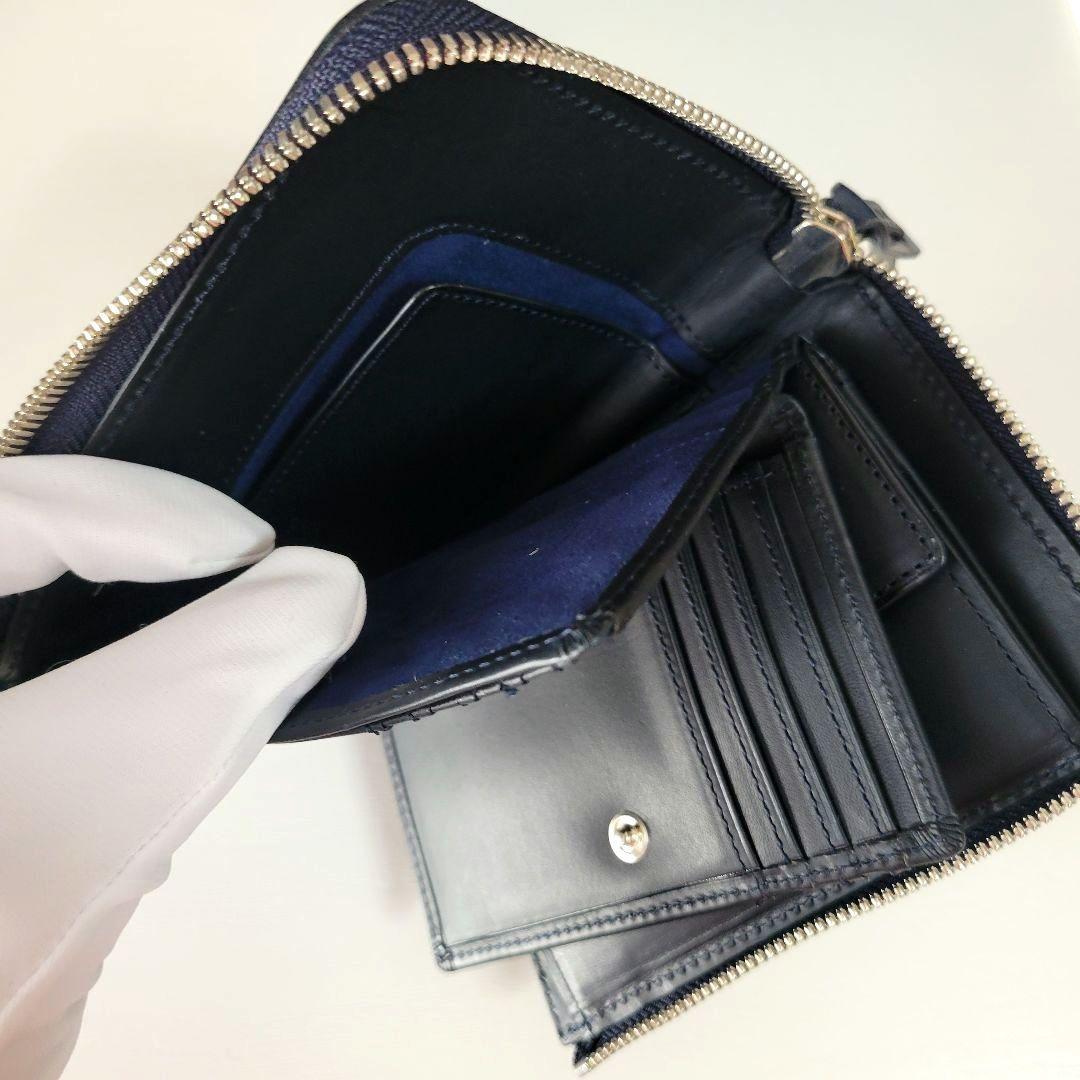 新品未使用 コルボ ネイビー L字ファスナー財布 1LD-0238 - メルカリ