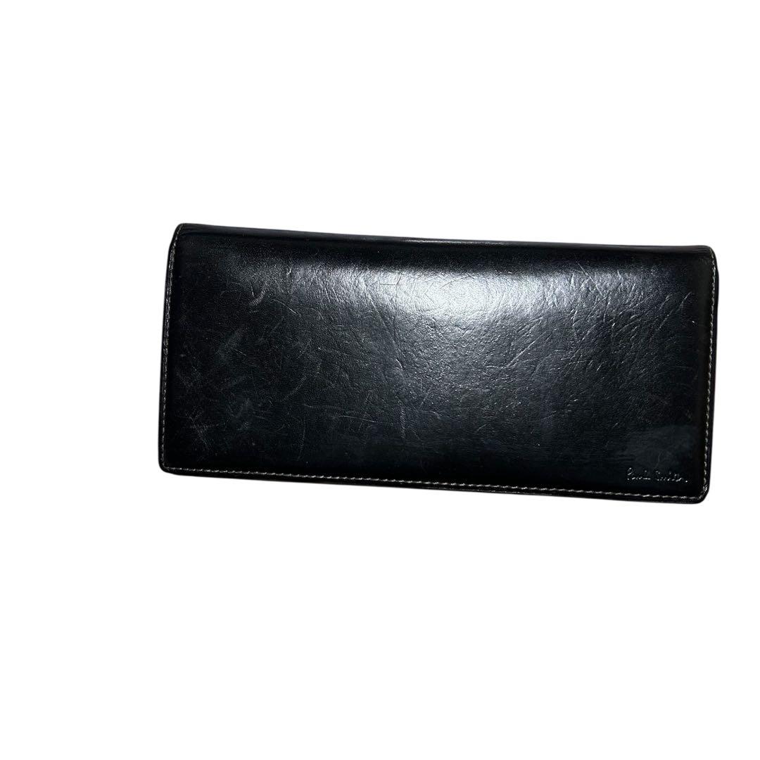 美品 箱付き 長財布 レザー ブラック 黒 Paul Smith - メルカリ