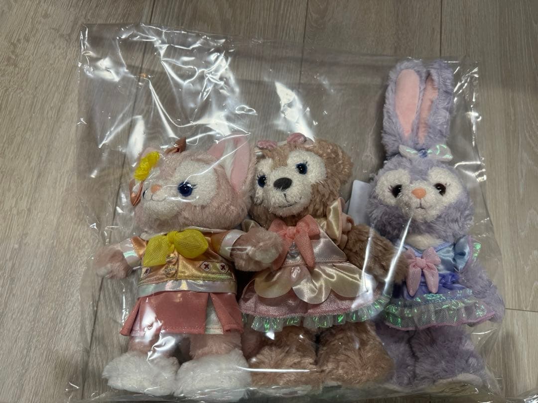 【未開封】ダッフィー&フレンズ　20周年　バケパ　ポージープラッシー　7人セット