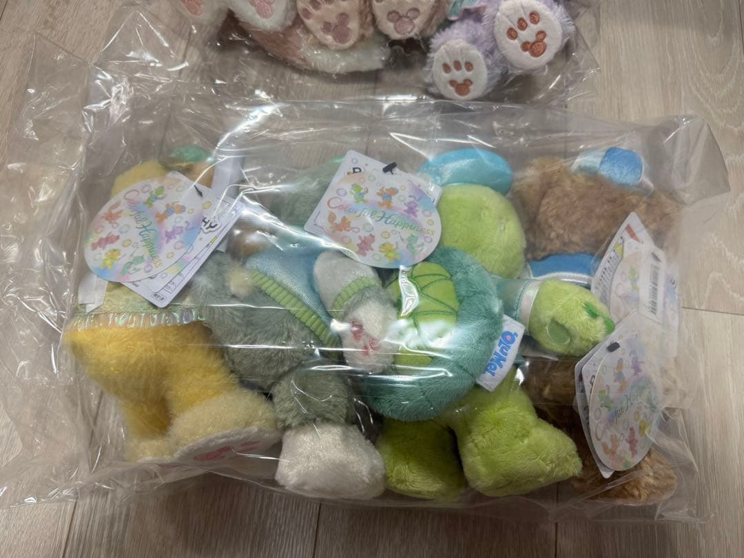 【未開封】ダッフィー&フレンズ　20周年　バケパ　ポージープラッシー　7人セット