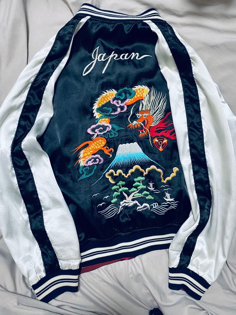 Humber 日本限定 2面用 虎龍 サテン unisex vintage - メルカリ