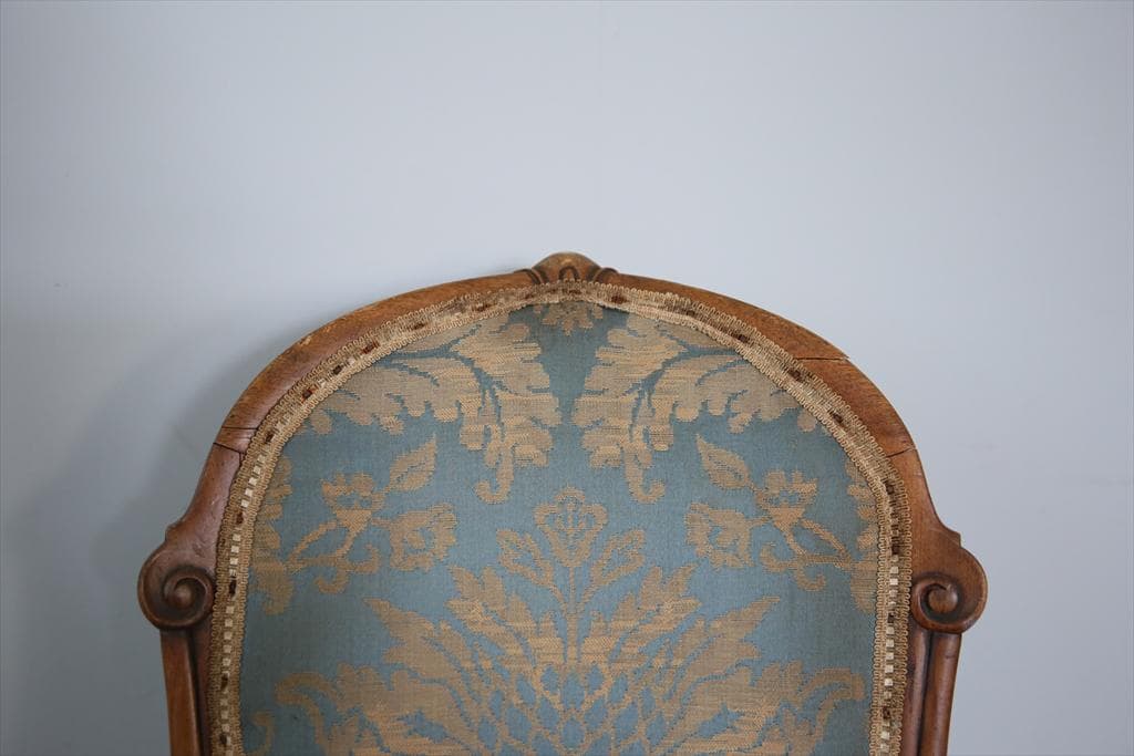 英国アンティーク木製ベッドルームチェア/椅子イス/飾り棚/キッチン(89