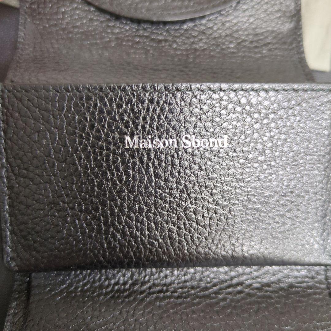 Maison Sbond ブラック 三つ折り財布 オンライン 通販