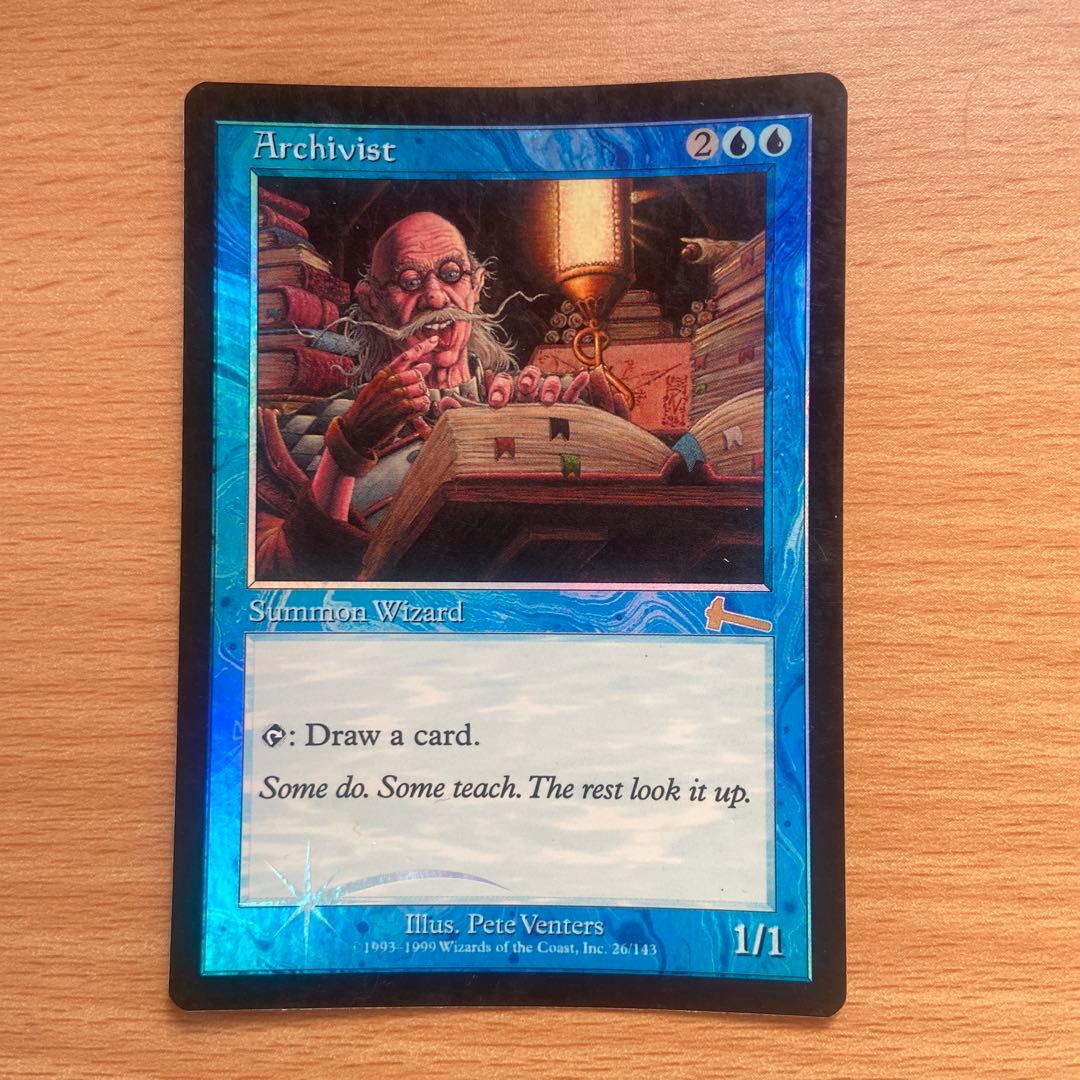 MTG旧枠foil英語版 Archivist - メルカリ