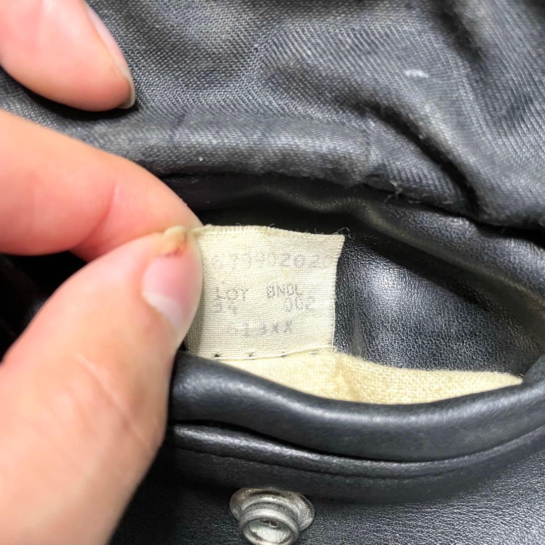 Schott 613XX ワンスター ダブルレザージャケット サボテンタグ