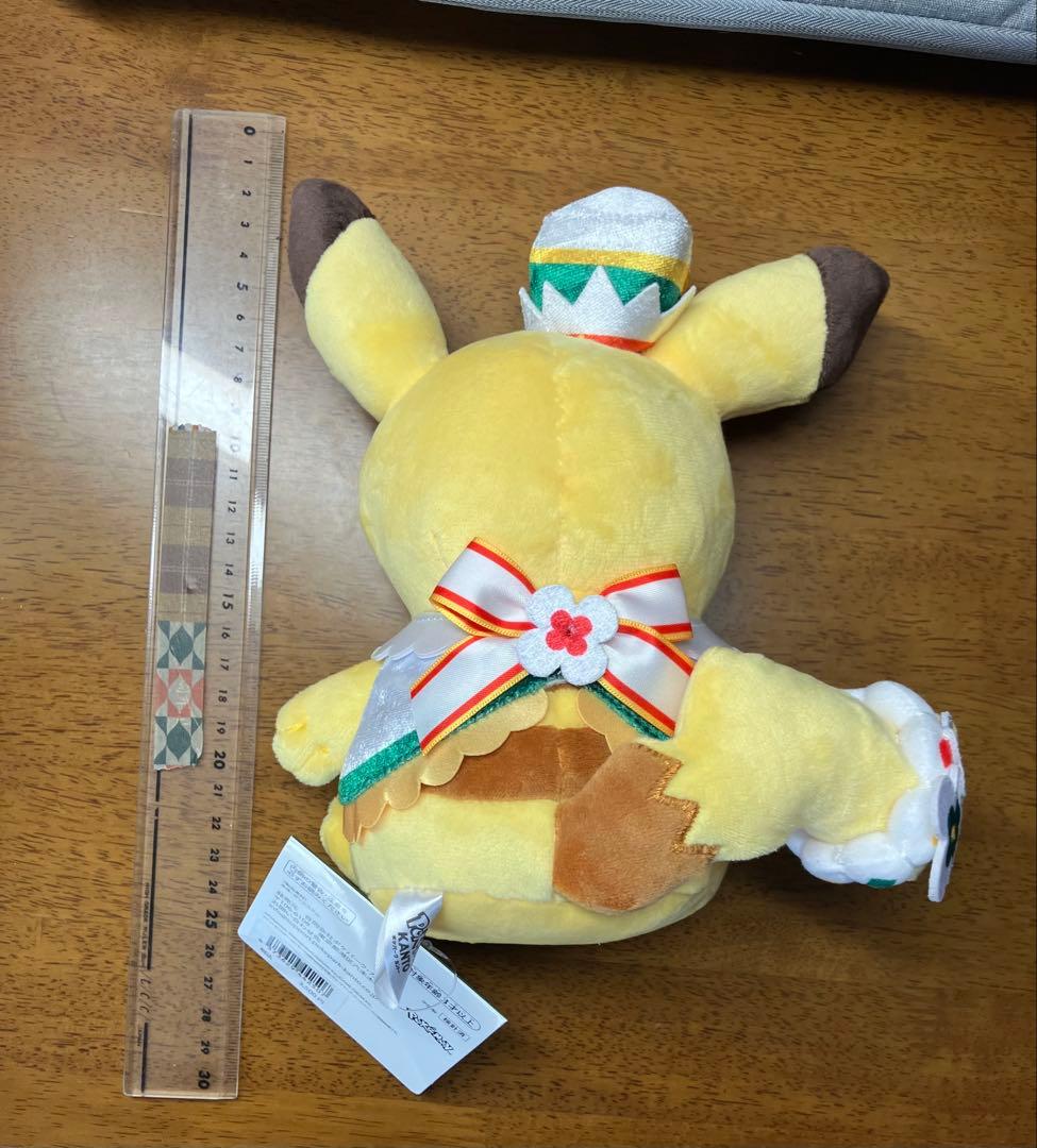 ポケパークカントー限定 ピカチュウ帽子あり マスコットぬいぐるみ