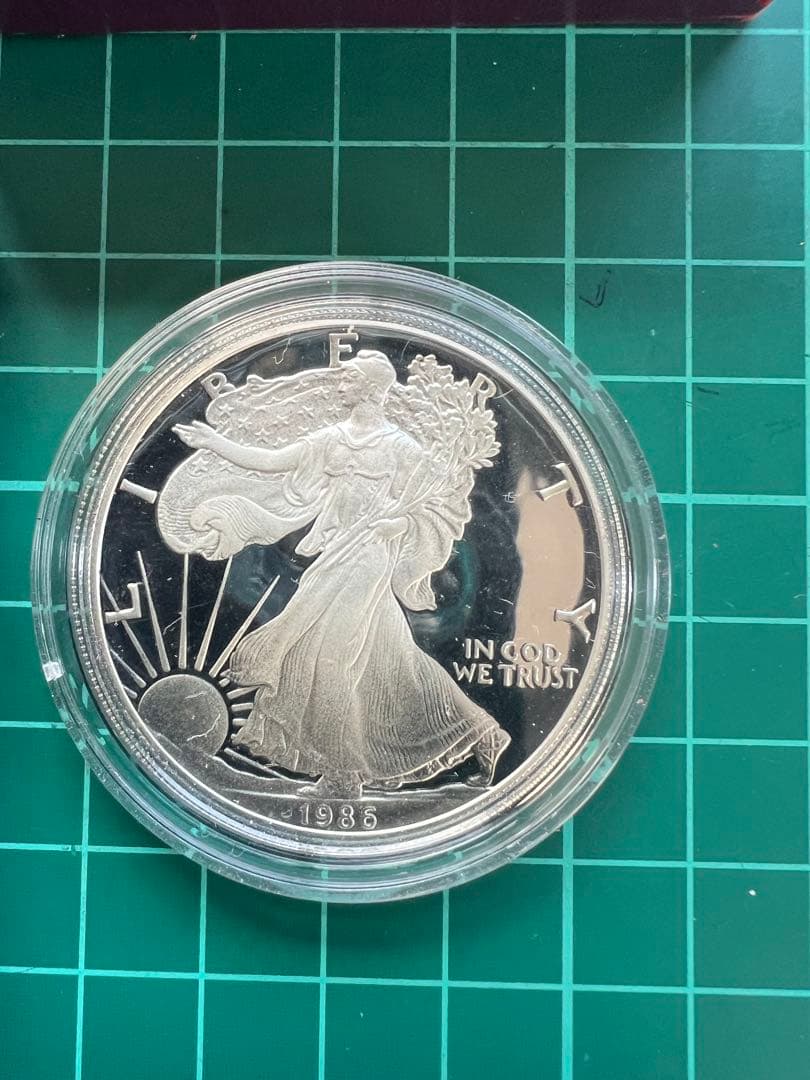 外国銀貨 アメリカ1D銀貨 1986年