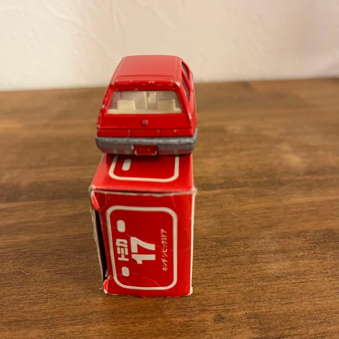 トミカ 17 ホンダ シビック3ドア 赤箱 - メルカリ