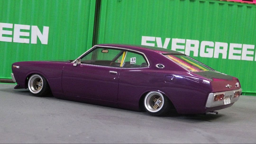 1/24 ブタケツ　ローレル　SGX 完成品　シャドー　シャコタン　C130