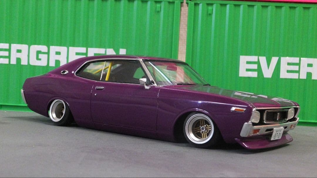 1/24 ブタケツ　ローレル　SGX 完成品　シャドー　シャコタン　C130