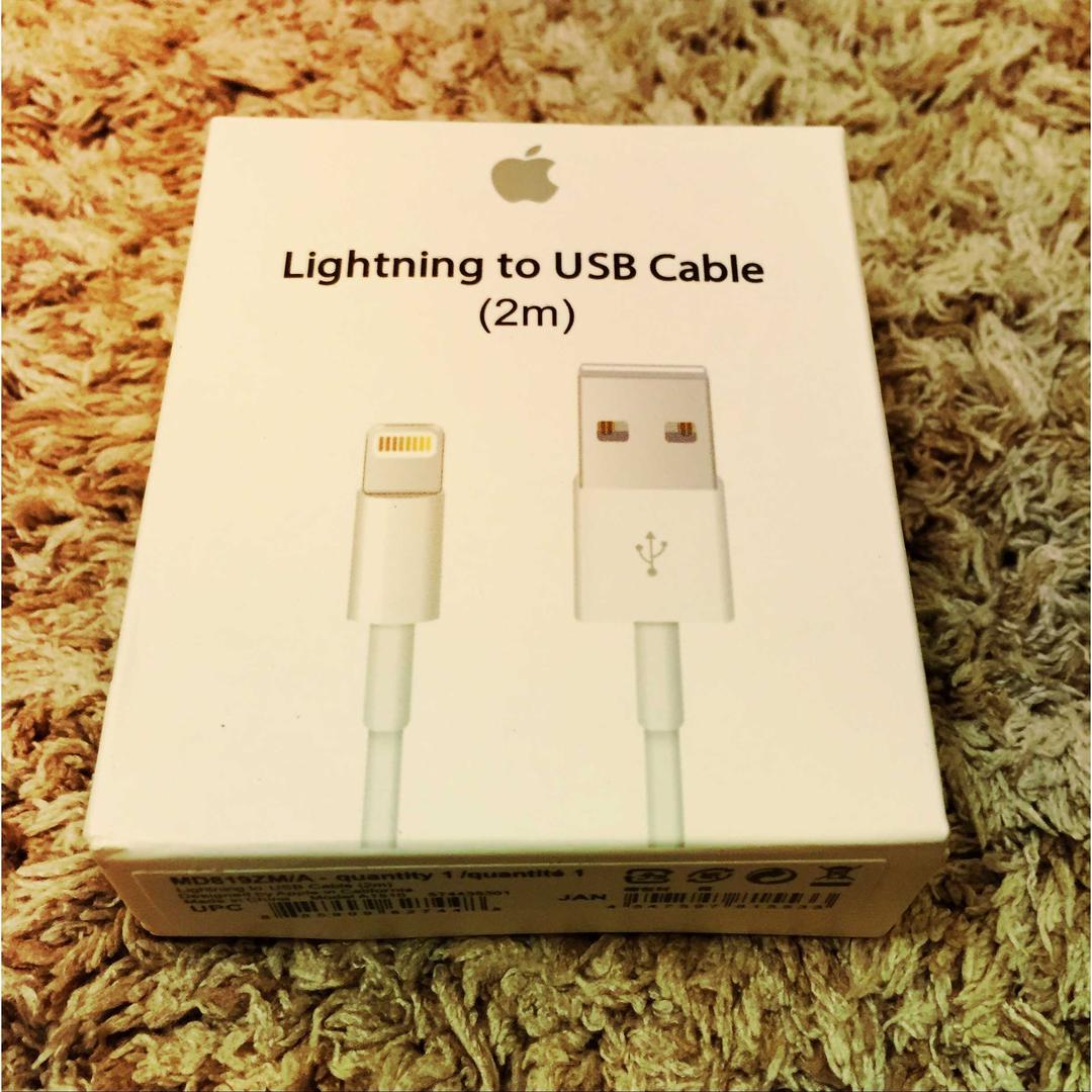 APPLE 純正 5本 2mライトニング ケーブルI15 ライトニング ケーブル 2m ( Apple 純正 Foxconn 製 MFi認証 簡易包装