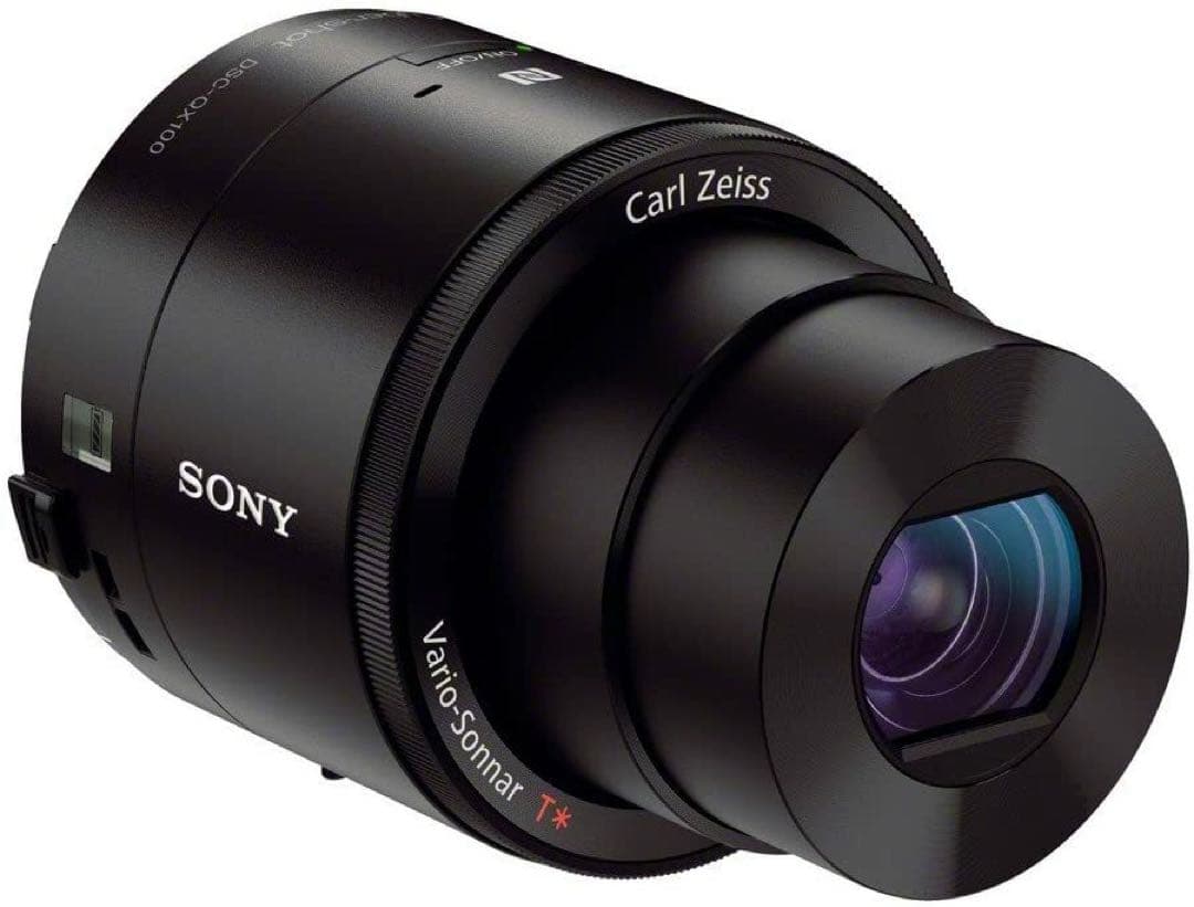 美品SONY レンズスタイルカメラ Cyber-shot DSC-QX100 Sony Cyber-shot® DSC-QX100 Large-sensor, smartphone-attachable