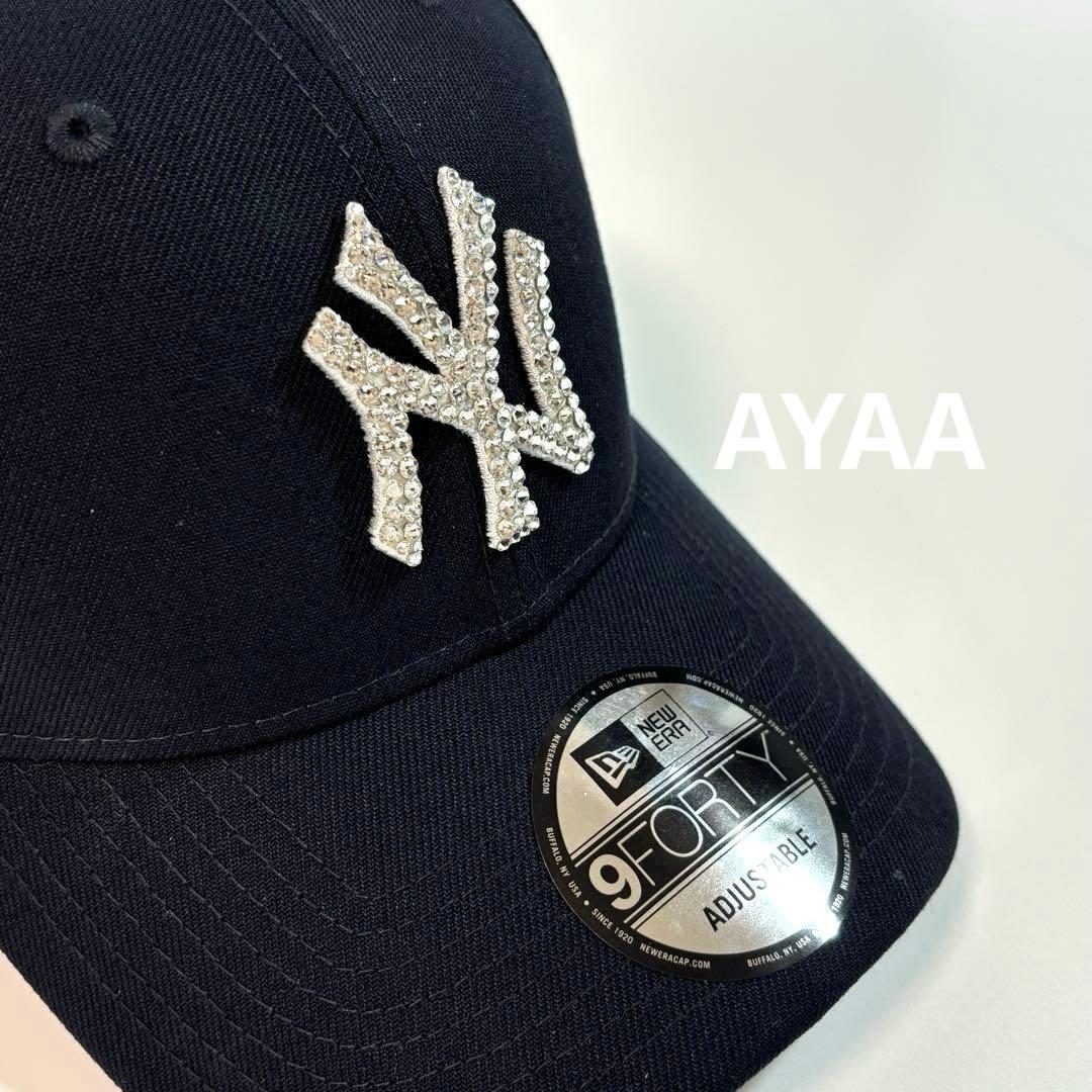 NEWERA キャップ デコ スワロフスキー ニューエラ 9FORTY キラキラ