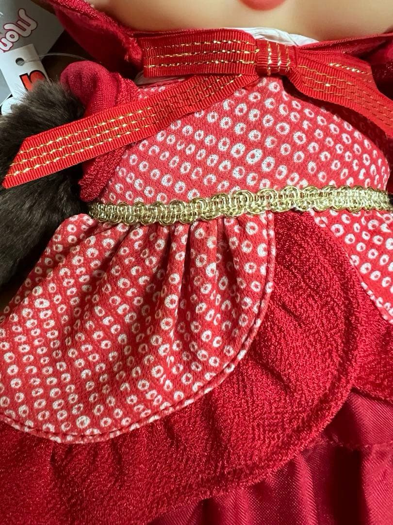 レア！タグ付き！monchhichi モンチッチ 金魚姫　Mサイズ　ぬいぐるみ