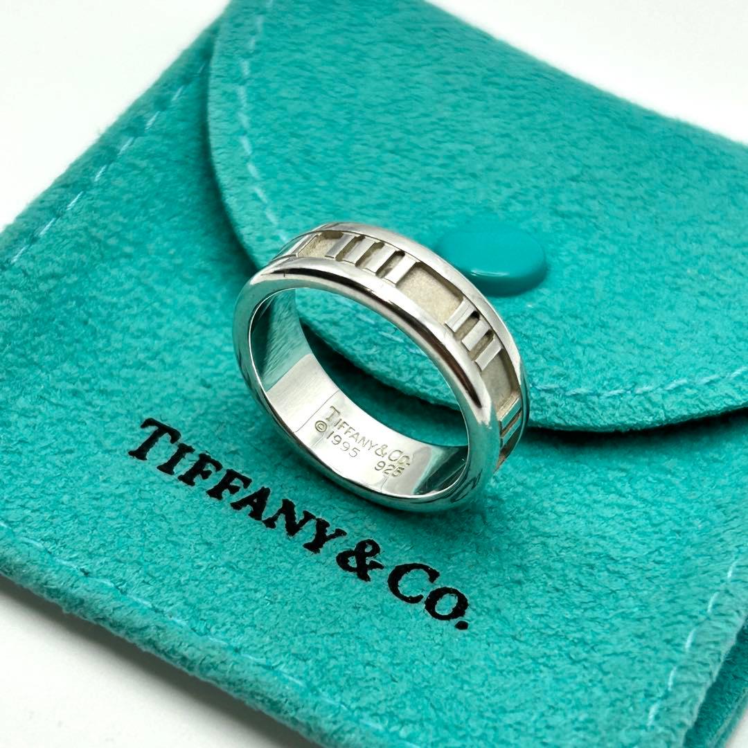 美品　ティファニー　アトラス　リング　約17号　シルバー　925 TIFFANY&Co.（ティファニー） 中古 リング・指輪 アトラス オープン